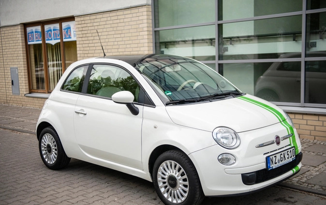 Fiat 500 cena 18900 przebieg: 157000, rok produkcji 2009 z Szczecin małe 529